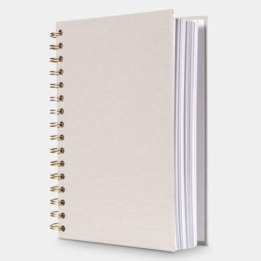 Linen Notebook - Cloud Gray
