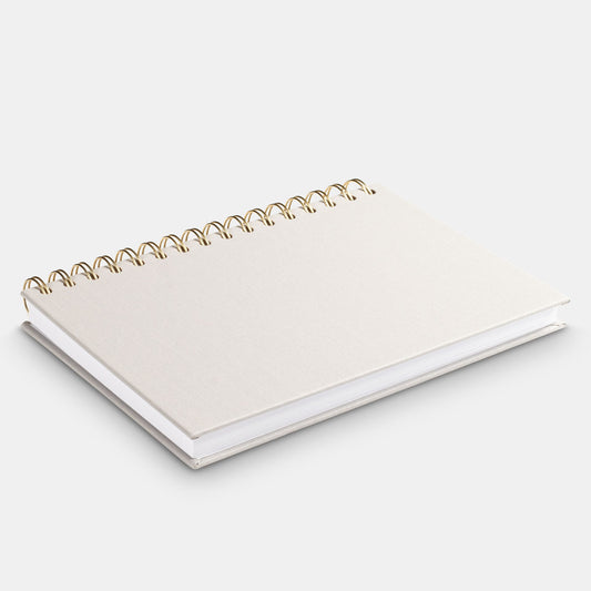 Linen Notebook - Cloud Gray