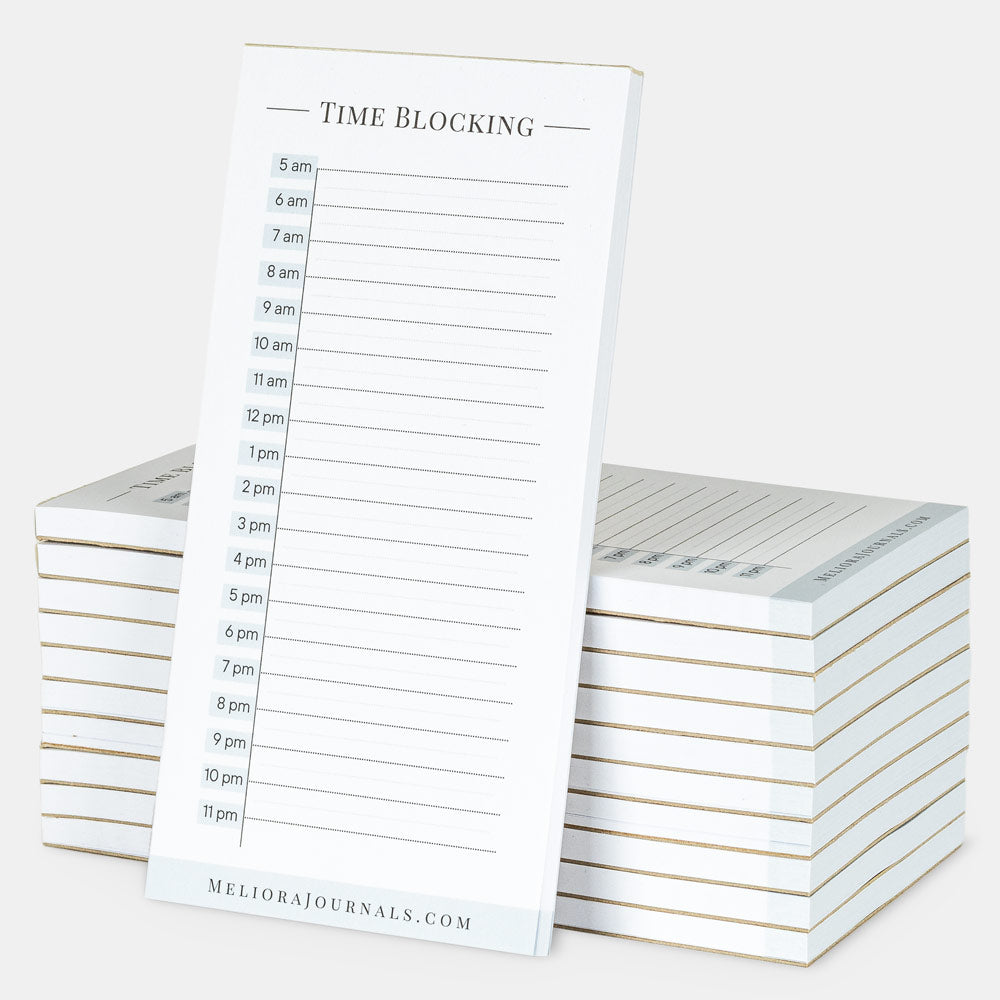 Mini Time-Blocking Notepad