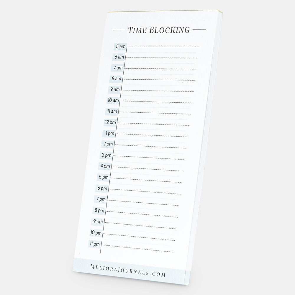 Mini Time-Blocking Notepad