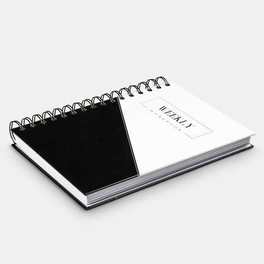 Undated Weekly Workbook - Black