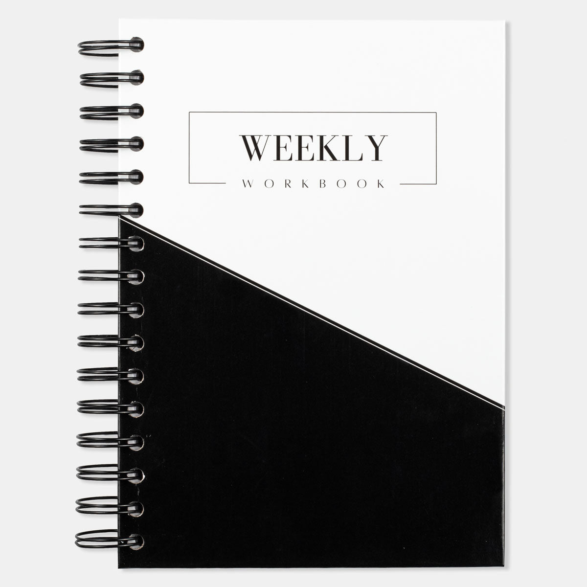 Undated Weekly Workbook - Black