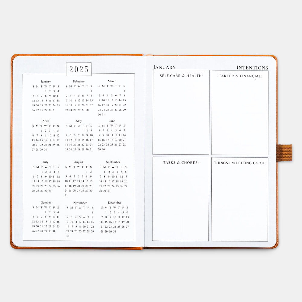 2025 Wellness Workbook - Burnt Orange