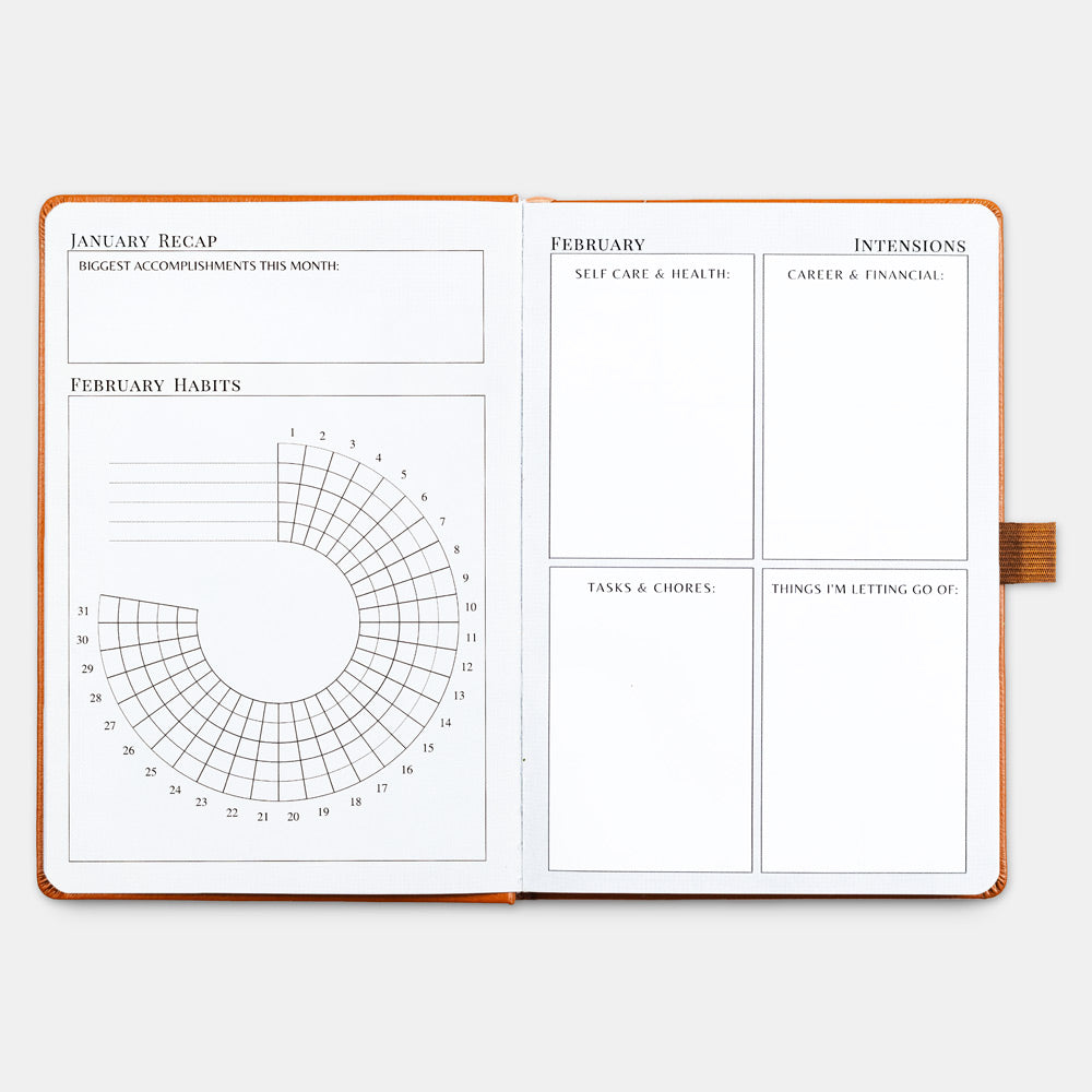 2025 Wellness Workbook - Burnt Orange